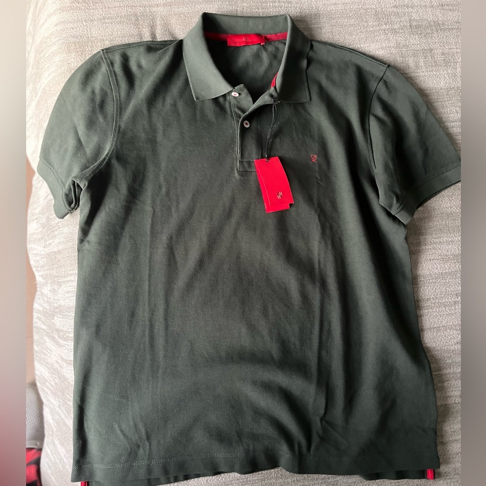 Regular fit polo shirt in cotton piqué.
